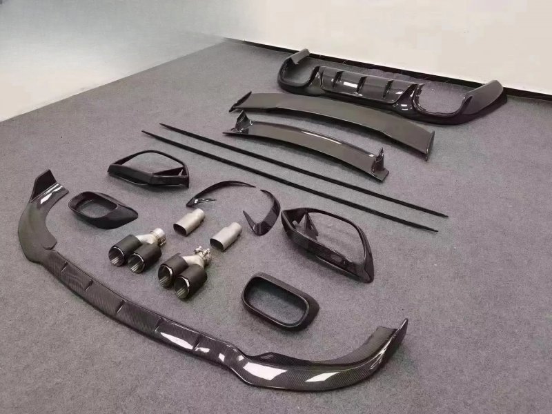 Suitable for the New  GT50 Carbon Fiber Babs Front Lip Rear Lip Skirt Tail air Knife